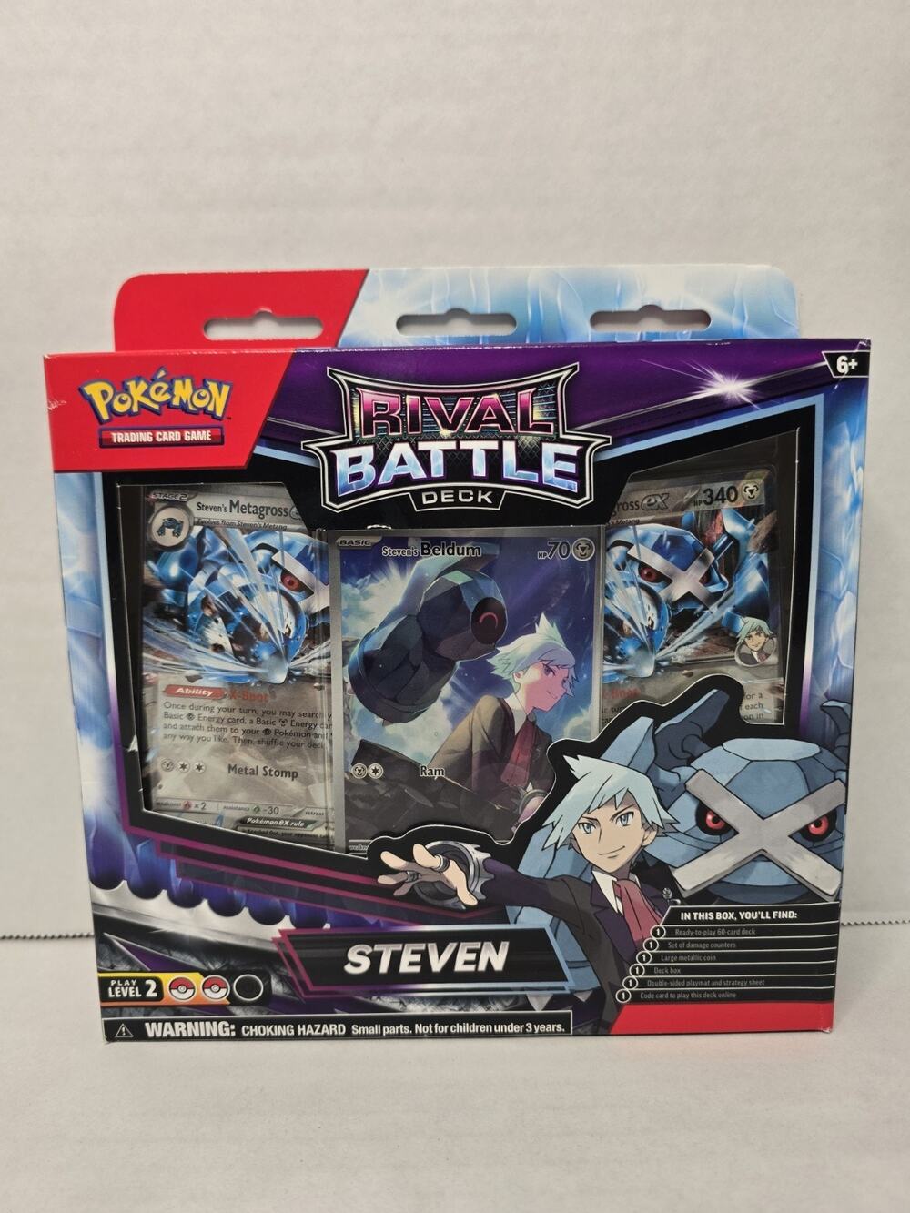 Pokémon TCG: Rival Battle Deck Steven - Factory Sealed Level 2